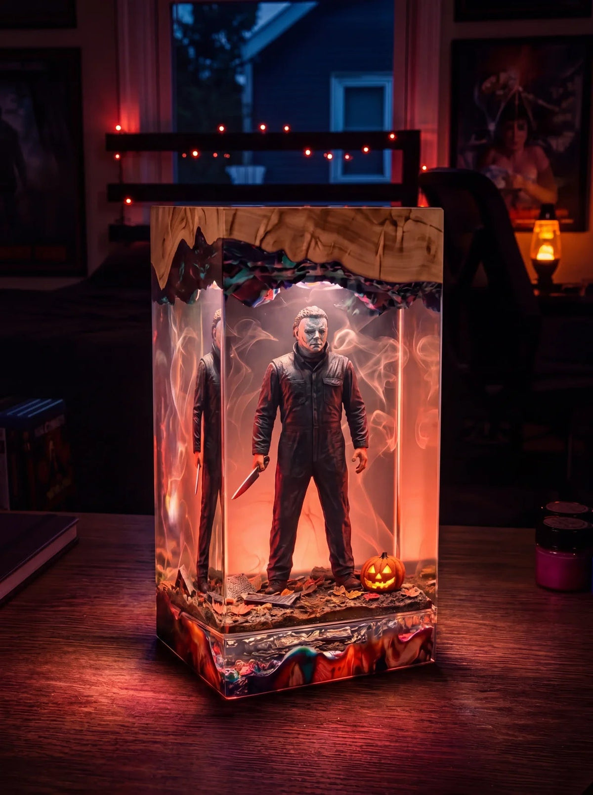 Horror Resin Lamps