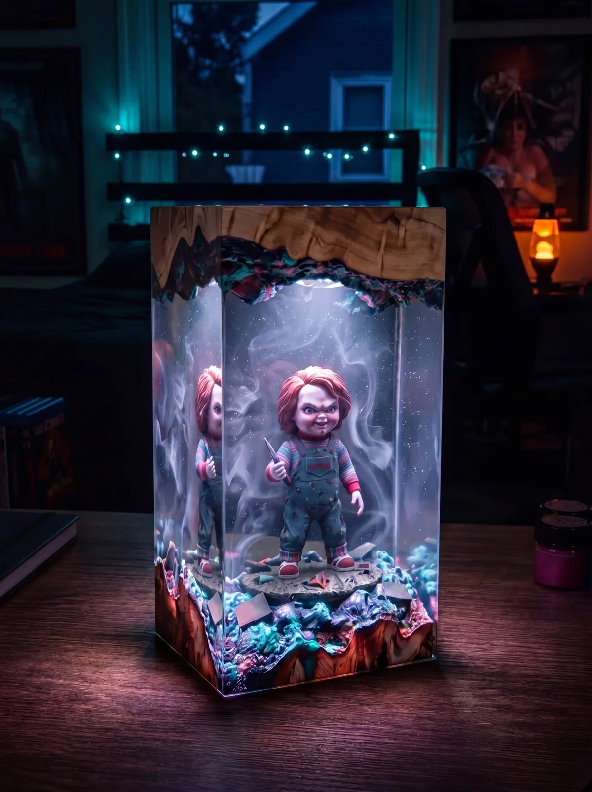Horror Resin Lamps
